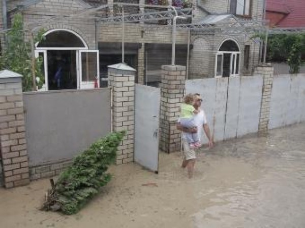 Крымск -затопление (видео)