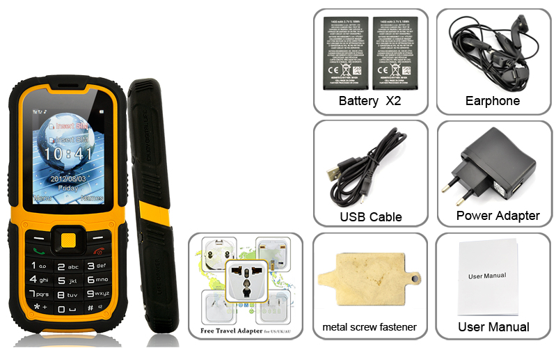 Недорогой телефон Rugged Waterproof Mobile Phone