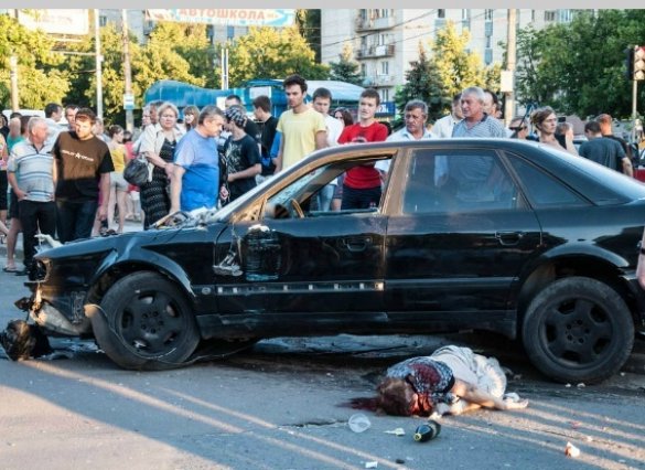 Авария в Сумах на Харьковской 21.06.2013 видео 