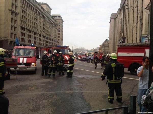 Пожар в метро 05.06.2013 (видео)