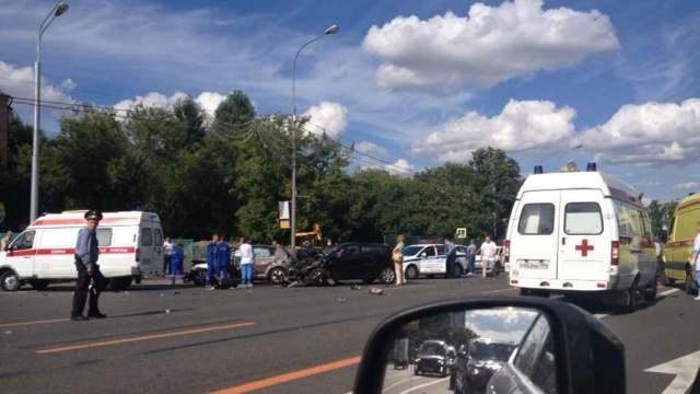 Авария на Кутузовском 17.07.2013 видео