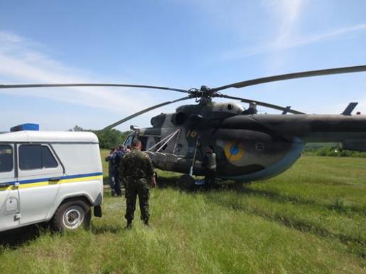Турчинов: Террористы взорвали вертолёт. 14 военных погибло
