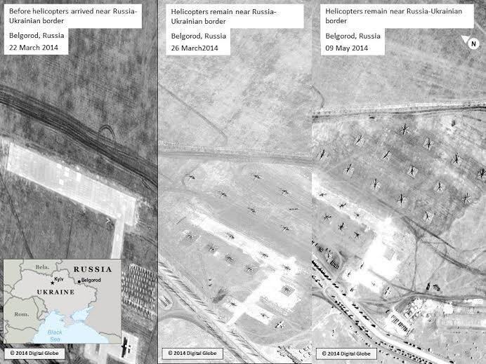 США предъявили новые снимки войск РФ вблизи Украины