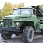 Видео. В сторону Славянска движется колонна РСЗО «Град»