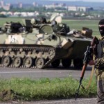 Украинская армия начала входить в Донецк
