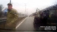 Пьяные бойцы "Айдара" беспредельничают на дорогах Киева. Видео