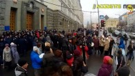 Видео. Как в Харькове ГорСовет штурмовали